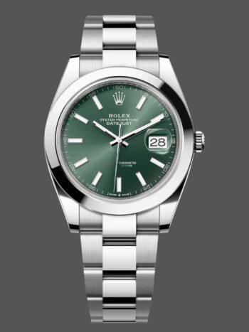 Rolex Datejust 41 Oyster m126300 0019 men's watch with green dial