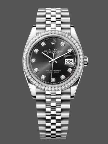 Rolex Datejust Stainless Steel 126284RBR 0019 Black Diamond Jubilee