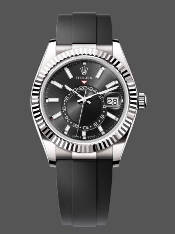 Rolex Sky Dweller 42 Oro Blanco Esfera Negra M336239 0002 Reloj para Hombre