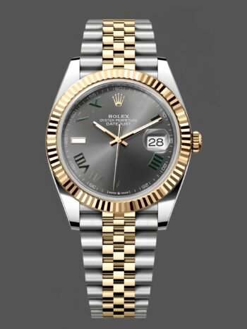 Rolex Datejust m126333 0020 Jubilee Men's Two-Tone Watch, 41mm, Gray Dial