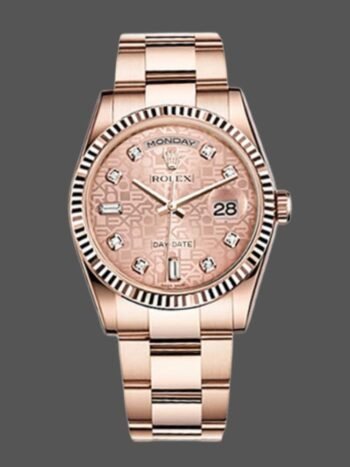 Replica Rolex Day-Date 118235 Women's Watch, Pink Jubilee Dial, 36mm