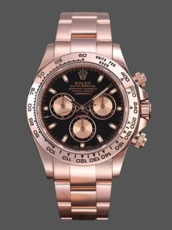 Rolex Daytona 116505 Rose gold Black dial Baton