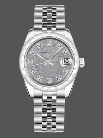 Replica Rolex Datejust 178344 Women's Watch, Meteorite Gray Dial, 31mm