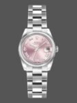 Replica Rolex Datejust 179160 Women's Watch with Oyster Bracelet, Pink Roman Dial, 26mm