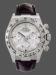 Replica Rolex Daytona 116519 Men's Watch Brown Leather Strap Meteorite Dial 40mm