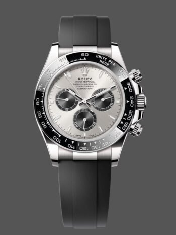 Rolex Daytona 126519LN 0006 40 mm Silver ghost dial White gold Oysterflex