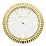 Rolex Presidential Classic gold and white wall clock