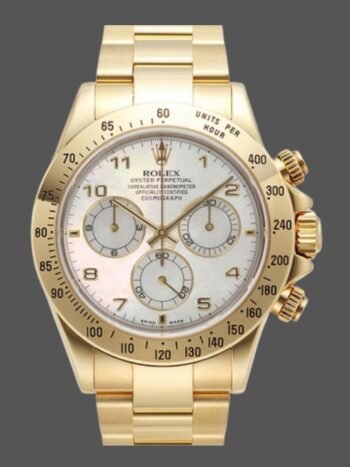 Rolex Daytona 116528 Men's Watch Replica Mother of Pearl Dial 40mm