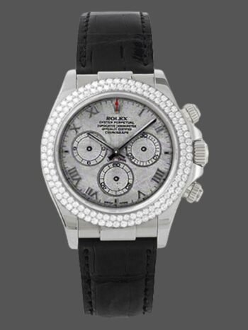 Réplica del reloj Rolex Cosmograph Daytona 116589 para hombre, esfera gris meteorito, 40 mm