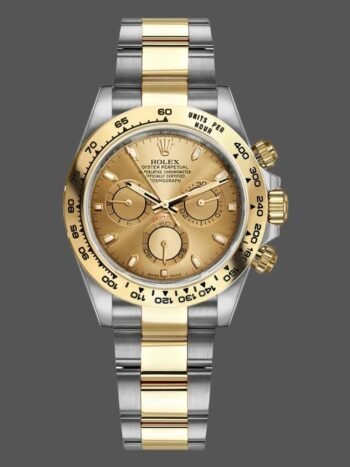 Réplica del reloj Rolex Cosmograph Daytona 116503 para hombre, esfera con índices color champán, 40 mm