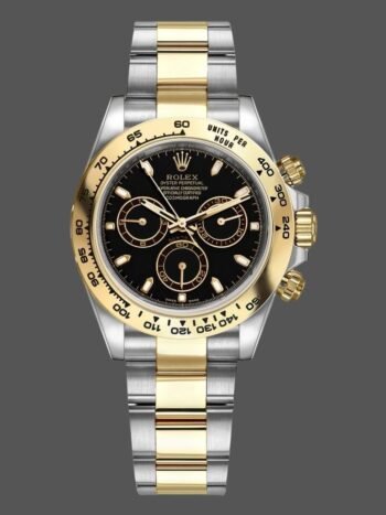 Replica Rolex Cosmograph Daytona 116503 for men, dial with black indexes, 40 mm