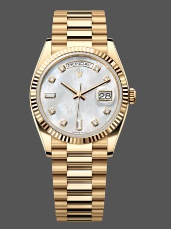 Rolex Day Date 36 mm Oro amarillo 128238 0011 MOP Diamante