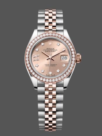 Reloj Rolex Datejust 28 Oystersteel y oro Everose m279381rbr 0027 para mujer