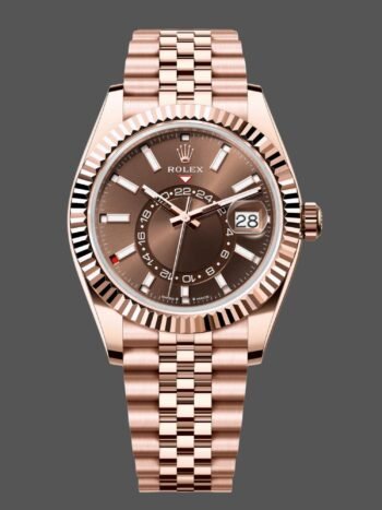 Rolex Sky Dweller 42 Everose Gold Esfera Chocolate m336935 0006
