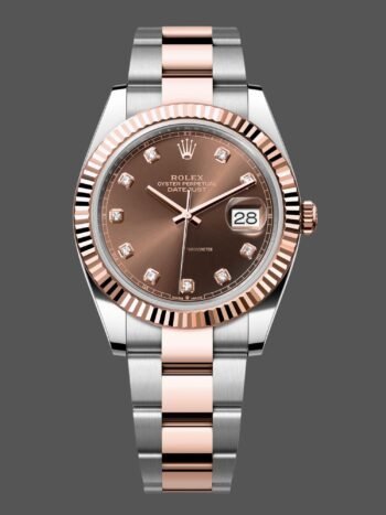 Rolex Datejust 126331 0003 Chocolate Diamond Oyster 41 mm Steel