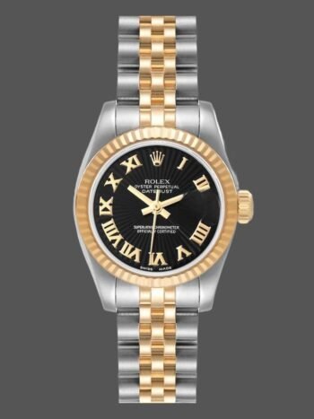 Rolex Datejust 179173 Sunbeam Women's Watch Replica Silver Dial Fluted Bezel 26mm