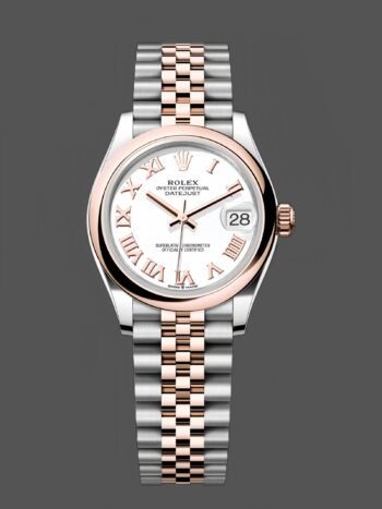 Rolex Datejust 31 mm Stainless steel and rose gold 278241 0002 White Roman Jubilee