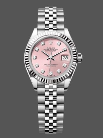 Replica Rolex Datejust 279174 Women's Watch Stainless Steel Pink Diamond Dial 28mm