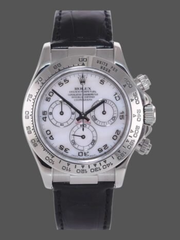 Rolex Daytona 116519 Men's Watch Replica Mother of Pearl Arabic Dial 40mm
