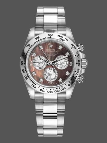 Replica Rolex Cosmograph Daytona 116509 for men with 40 mm diamonds