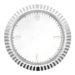 Rolex Presidential Classic steel wall clock with luminous dial