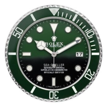 Reloj de pared Rolex Deepsea Sea Dweller verde