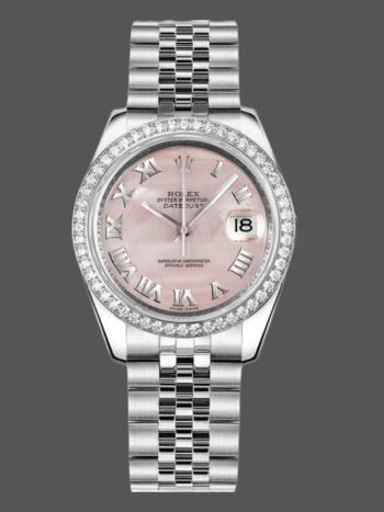 Rolex Datejust 178384 Women's Watch Replica Pink Mother of Pearl Dial 31mm