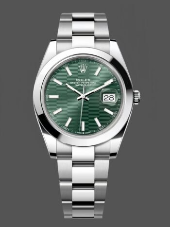 Rolex Datejust 41mm Steel Oyster Bracelet Smooth Bezel 126300 0021