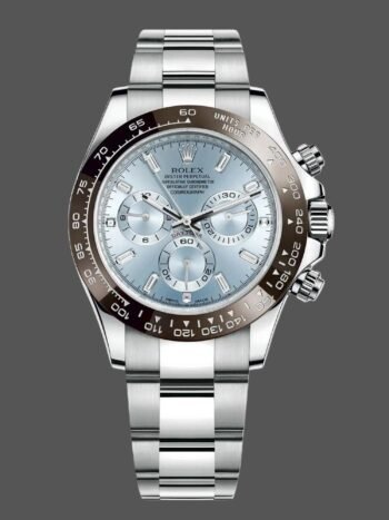Replica Rolex Cosmograph Daytona 116506 Men's Ice Blue Dial Platinum 40mm