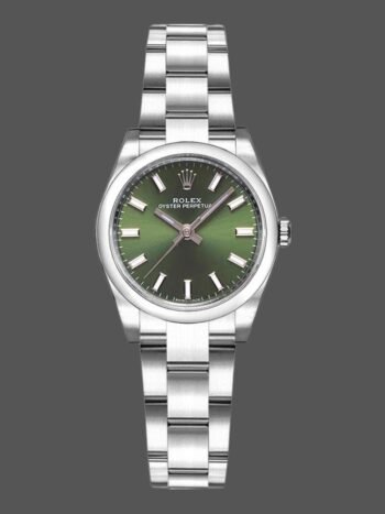 Replica Rolex Oyster Perpetual 176200 Women's Watch, Olive Green Dial, 26mm Oyster Bracelet