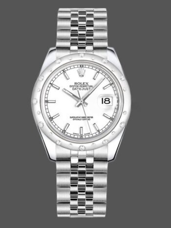 Replica Rolex Datejust 178344 Women's Watch, White Dial, Stainless Steel, 31mm