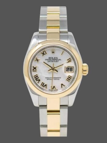 Replica Rolex Datejust 179163 Women's Watch, Roman Mother of Pearl Dial, 26mm
