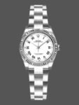 Replica Rolex Oyster Perpetual 176234 women's watch, white Roman dial, 26 mm