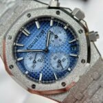 Dong-Ho-Audemars-Piguet-Rep-11-Royal-Oak-Chronograph-Frosted-Gold-26240-Mat-Xanh-Blue-APS-41mm-1.jpg