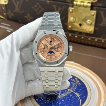 Audemars Piguet Royal Oak Calendario Perpetuo 26615TI Esfera Salmón 41 mm