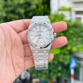 Audemars Piguet Royal Oak 15400ST replica watch, white dial, APS, 41 mm