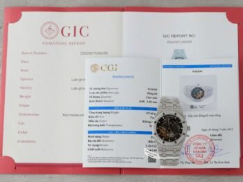 Audemars Piguet Royal Oak 15407 Custom Full Moissanite Diamonds Hong Kong 41 mm