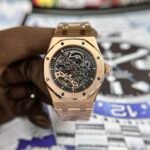 Replica Audemars Piguet Royal Oak 15407 watch in rose gold 11 APS 41 mm
