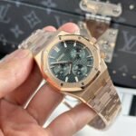 Dong-Ho-Audemars-Piguet-Royal-Oak-26240-Ma-Vang-Hong-Rep-11-Mat-Xanh-La-Cay-APS-41mm-2.jpg