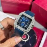 Dong-Ho-Cartier-Santos-Blue-Dial-Dinh-Full-Kim-Cuong-Moissanite-39-3-scaled-1.jpg