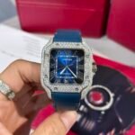 Dong-Ho-Cartier-Santos-Blue-Dial-Dinh-Full-Kim-Cuong-Moissanite-39-3-scaled-1.jpg