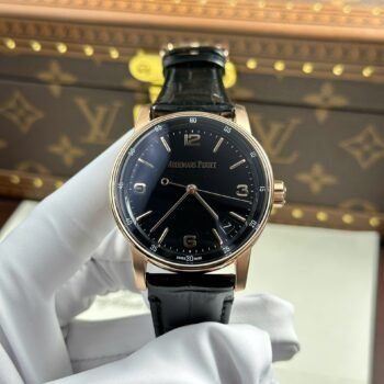 Replica Audemars Piguet Code 11.59 Automatic 15210OR watch with black dial APS Factory 41 mm