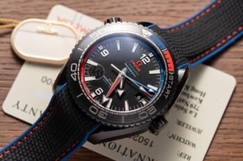 Replica Omega Seamaster GMT Black Ceramic Watch (vs. Factory, 45.5mm)