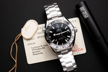Replica Omega Seamaster Planet Ocean 600m watch, black dial, 43.5 mm