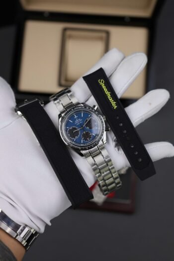 Replica Omega Speedmaster Racing Chronograph Blue Dial 40mm watch