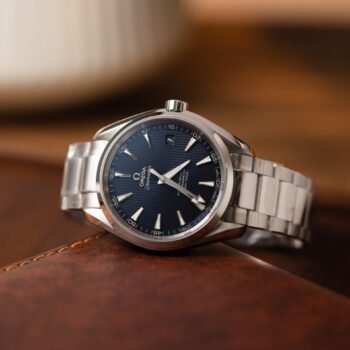 Replica Omega Seamaster Aqua Terra watch, black dial (vs. 41mm factory case)