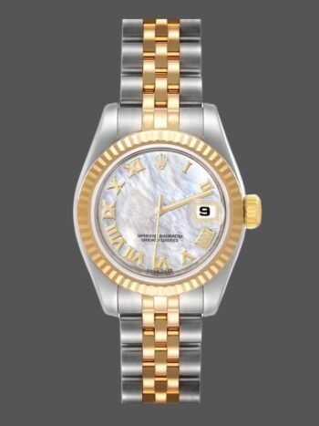 Replica Rolex Datejust 179173 Women's Watch, White Mother of Pearl Dial, 26mm