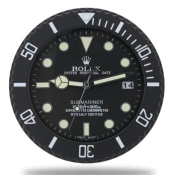 Rolex Submariner Vintage black wall clock