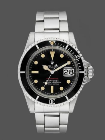 Réplica del reloj Rolex Submariner 1680 para hombre, caja de acero inoxidable, esfera negra, 40 mm