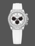 Rolex Daytona 116519 Diamond Edition with Rubber Strap and White Dial